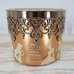 Bath & Body Works x Disney Princess Life’s a Fairytale 3 Wick Candle NEW